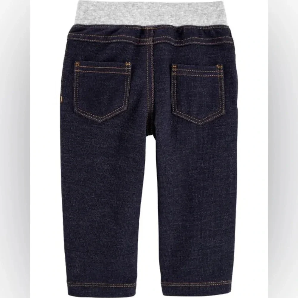 Carters • NWT Baby Pull-On Knit Denim Pants